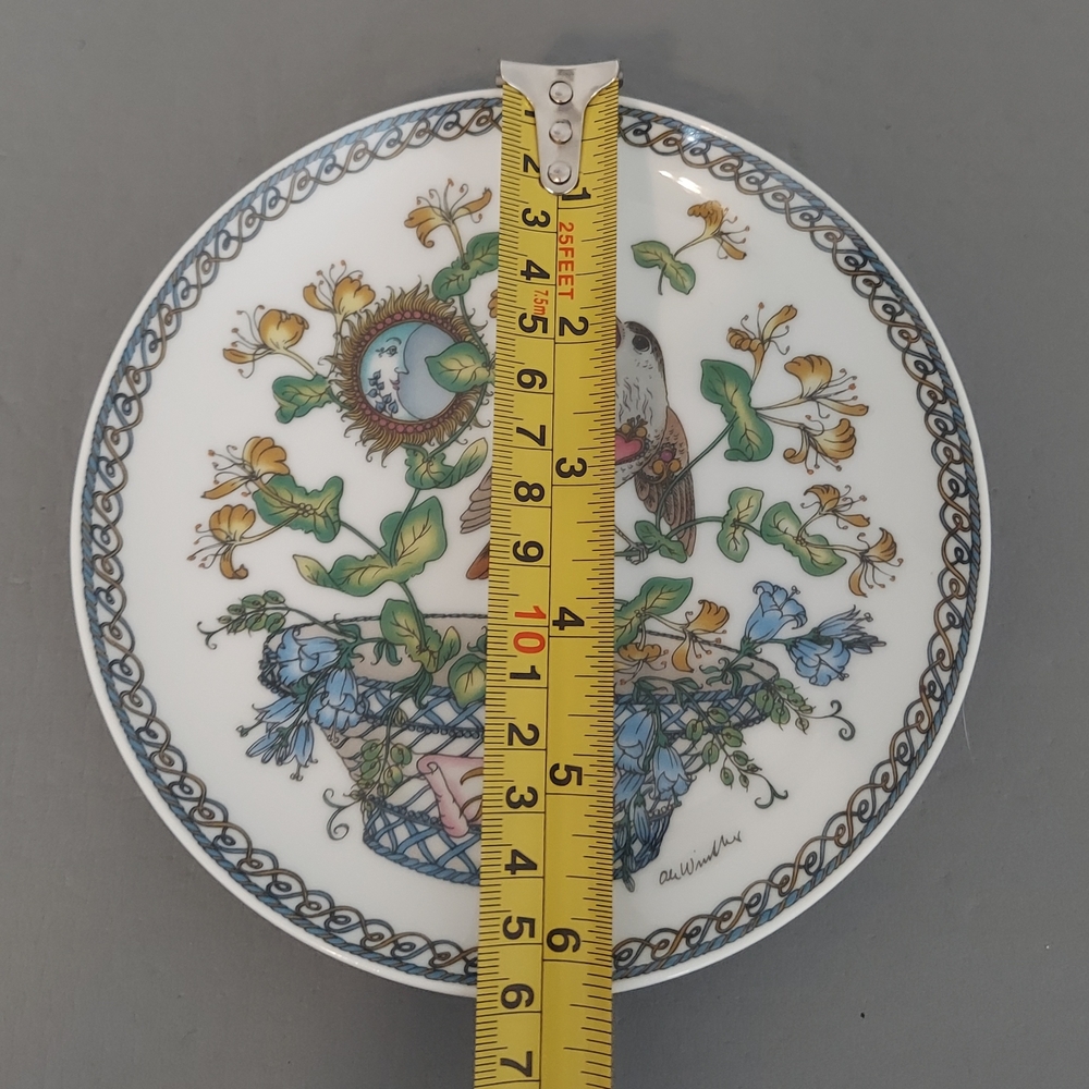 Hutschenreuther Nightingale Month Of June Decorative Plate - Picture 2 of 6